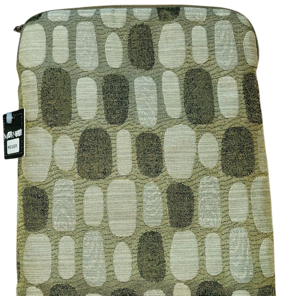 Maruca Green and Gray iPad Sleeve